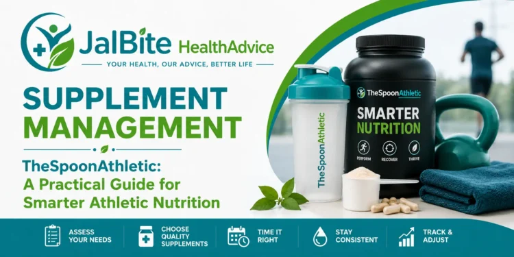 Supplement Management TheSpoonAthletic